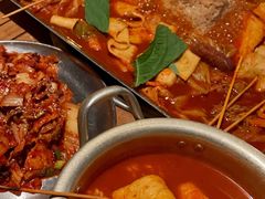 鱼饼火山炒年糕-包装马车·韩国料理·포장마차