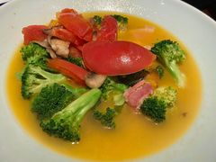 吴韵上汤西兰花-绿茶餐厅(松江万达店)