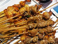 烤羔羊肉串-木屋烧烤(万德庄店)