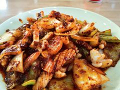辣炒鱿鱼-贤花饭店(城阳店)