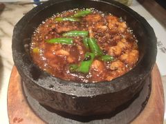 石锅杭椒牛蛙-桂满陇-西湖船宴(西单大悦城店)