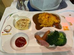 芝士汉堡儿童餐-伽喱博士 Dr.CURRY咖喱饭(太阳宫咖喱店)