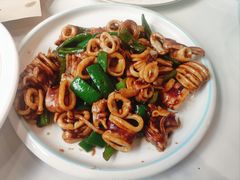 酱爆甜鱿鱼-百味饺子城•海鲜家常菜(秦皇岛店)
