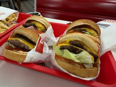 cheese&nbsp;burger-In-N-Out Burger(LAX)