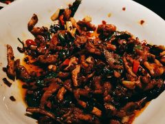 土萝卜干炒土腊肉-吃饭皇帝大土家民族菜(正大广场店)