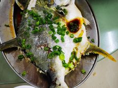 清蒸海鲳鱼-红月湾海鲜饭店•沙滩海景(双月湾店)