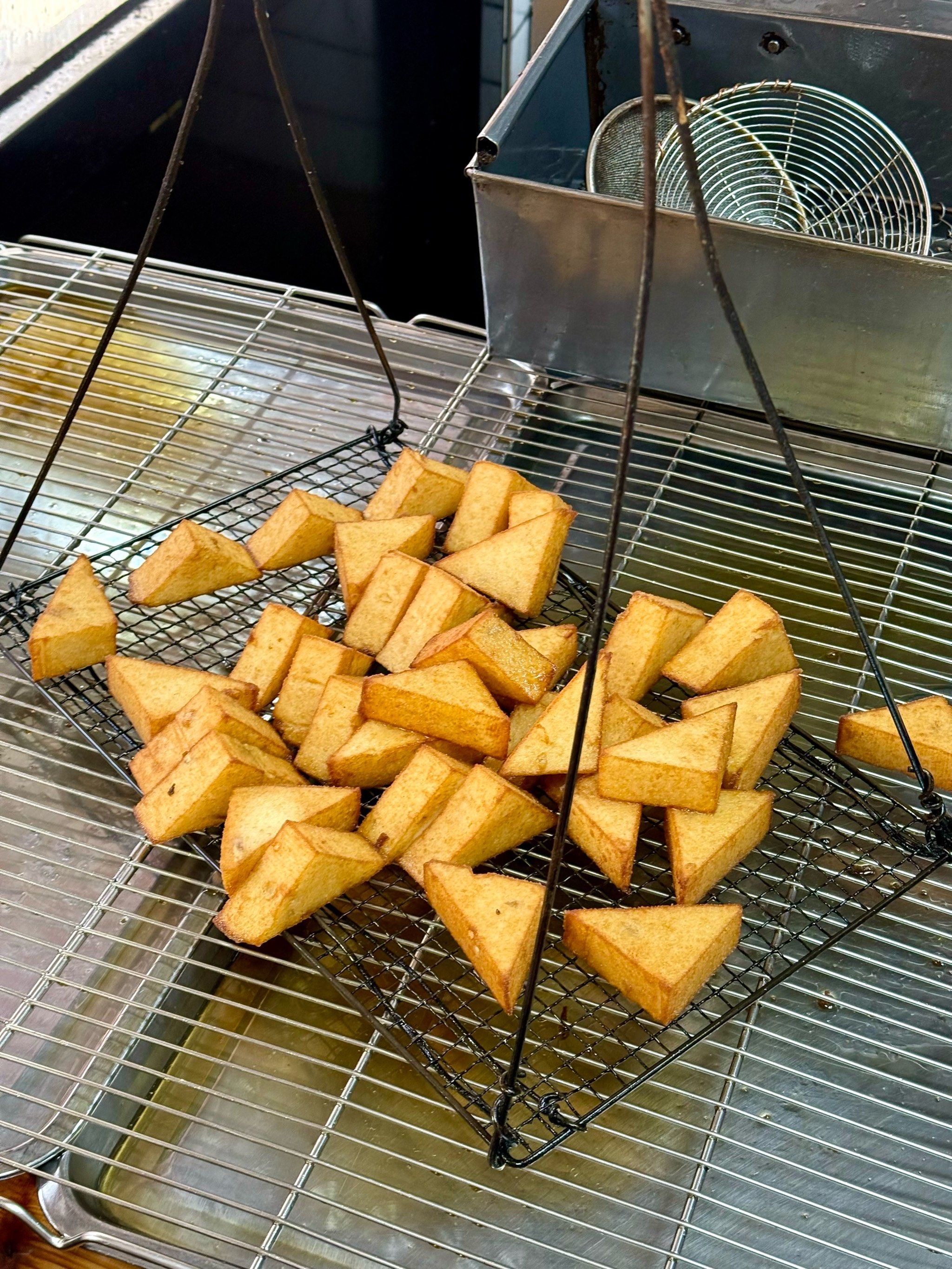 漳州七块钱的三角粿太好吃啦!