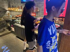 自助取餐区-老牌坊云南鱼豆花火锅(哈西万达店)