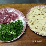 仙女小厨房~猪肉韭菜炒豆皮