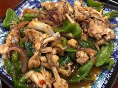 葱姜炒牛蛙-台州老六海鲜面馆(上南总店)