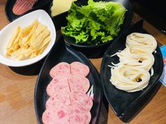 滑嫩鸭血-快乐小羊·内蒙牛羊肉火锅(流花中心店)