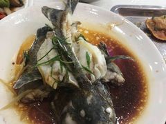 清蒸石斑鱼-覃记海鲜美食餐厅