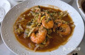 Shandong Cabbage Stir-fried with Shrimp