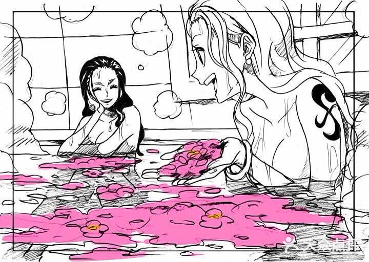 漫迷们！海贼速描插画创意之作[礼花]不一样的温馨