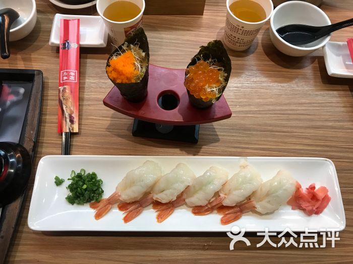 巨无霸生食甜虾手握寿司