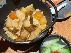 白萝卜冰笋烩饭-天水蔬食料理(树德之光店)