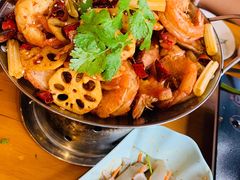 大虾鸡翅-民食香·腊排骨野生菌美食(木府店)
