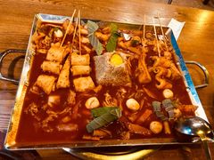 鱼饼火山炒年糕-包装马车·韩国料理·포장마차