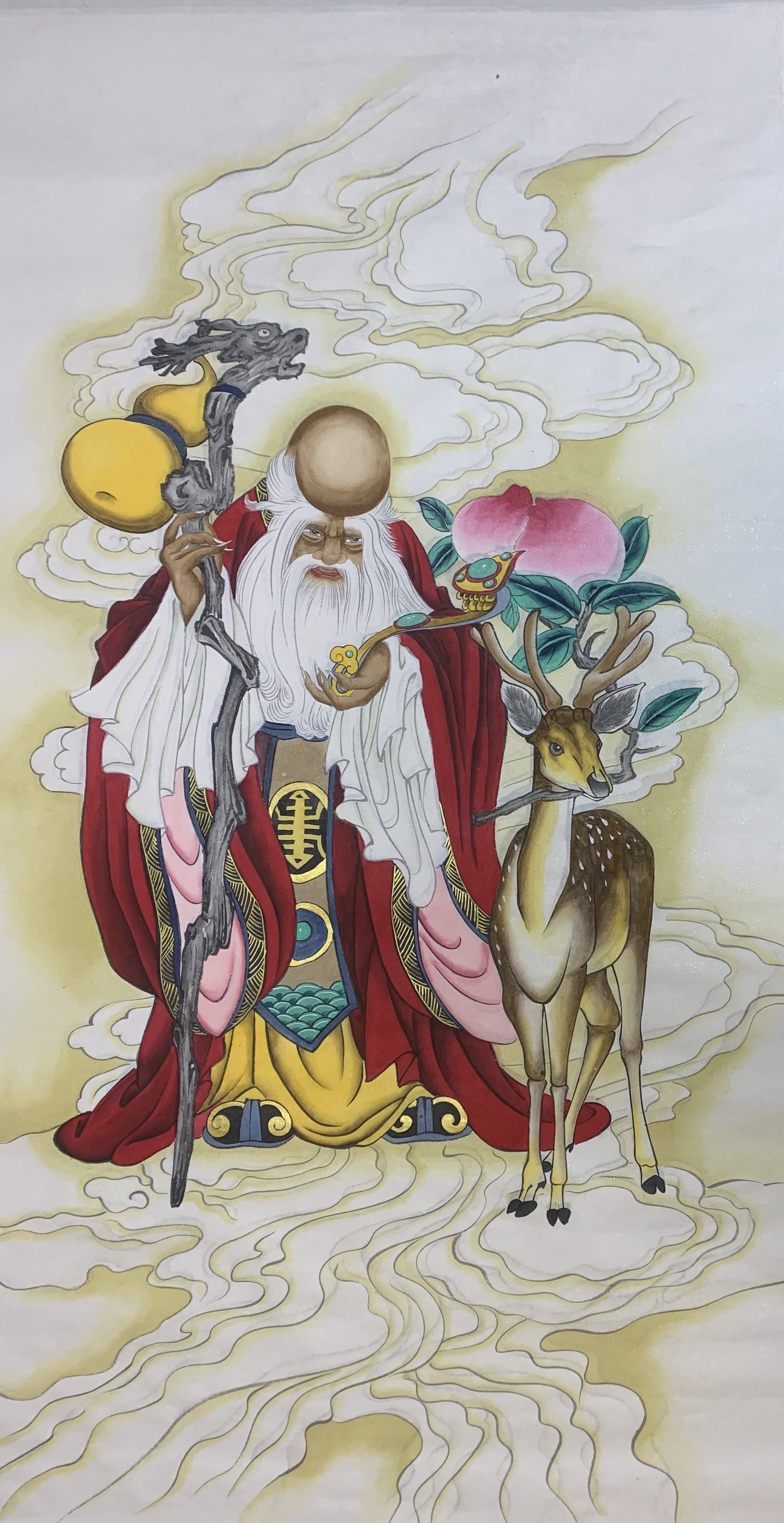 寻找电影取景地福禄寿国画