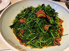 金花菜蚌肉-金典银峰老鹅馆·昆山菜(亭林公园店)