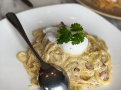 水煮蛋奶油意面-The Rug Cafe(王府中环店)