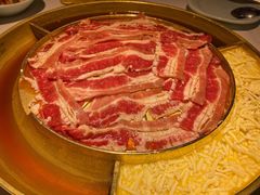 澳洲牛五花锅-猪啊牛呀羊啊铜盘烤肉(正大广场店)