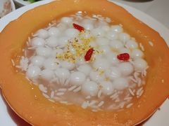 南瓜酒酿小圆子-玫瑰厅上海菜(兴国路店)