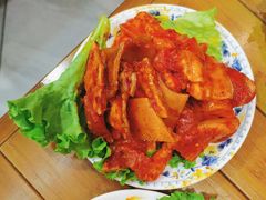 精选带皮五花肉+白族火烧猪皮-八木轩·寻味大理白族民俗餐厅(文献路店)