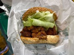 中式炸鸡汉堡-幸运小丑汉堡(Bay Area本店)