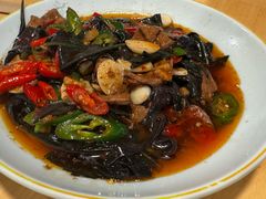 血皮菜炒猪肝-冯记豆花店(健翔桥店)