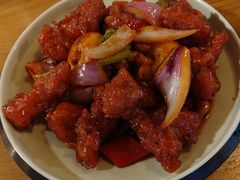 椒香虾仁爆鸡球-陈傻子餐厅(世纪都会店)