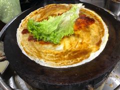 香辣煎饼果子-冷峰马家鸡蛋牛奶醪糟(八朗学五巷店)