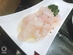 无骨雪花鱼-热火朝天鲜切牛肉火锅(南强街巷店)