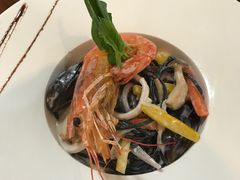 忌廉芝士海鲜墨鱼面-more than meow吴止猫主题餐厅(承德 中船汇店)