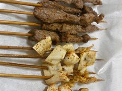 油炸羊肉串-四爷捞锅·潮汕牛仔骨火锅(泉城路店)