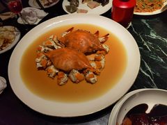 鸡油清汤蒸母梭蟹-甄御•海鲜新青岛菜(麦岛店)