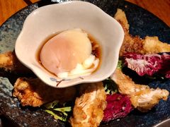 鸡肉天妇罗配温泉蛋-醉虎传(南锣鼓巷店)