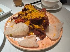 金蒜椒盐鸭下巴-避风塘·老港味餐厅(虹口龙之梦店)