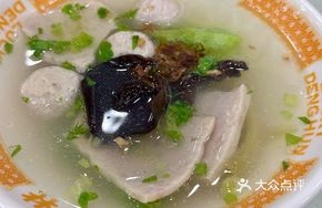 Meat Cake, Meatballs, and Beef Shin Soup