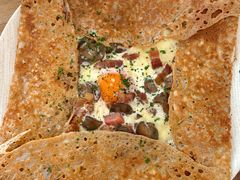 鸡蛋蘑菇熏肉荞麦可丽饼-RAC BAR(安福路店)