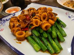 芥兰炒鲜鱿鱼筒-大门水乡·顺德菜