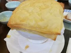 酥皮法式蘑菇汤-大佛寺高级素食自助餐厅