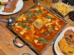 鱼饼火山炒年糕-包装马车·韩国料理·포장마차