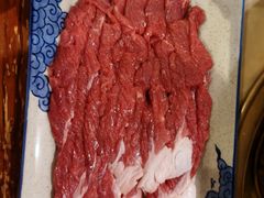手切苏尼特羊后腿肉-宣武小院涮肉(前门店)