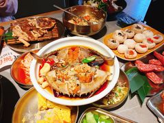 -草家酱蟹炭火烤肉店(珲春南路一店)