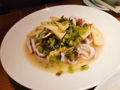 雪菜炒鲜鱿-闽上鲜·福建菜(龙湖滨江天街店)