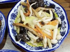 菌菇炒肉-孙盛兴奥灶面馆·蟹黄面·三虾面(山塘街总店)