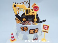 -卡比儿童蛋糕·心意定制·低脂零卡糖动物奶油FancyBALLOON(滨海店)