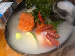 三文鱼刺身-鳗鱼家·深夜食堂(军博店)