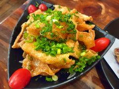 鸡皮沙拉-百步拉面